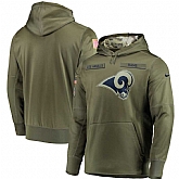 Nike Rams Olive Salute To Service Men's Pullove Hoodie,baseball caps,new era cap wholesale,wholesale hats